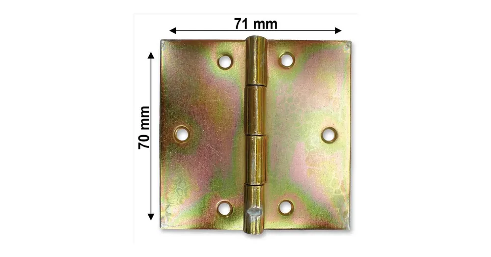 CSUKLÓSPÁNT NORMÁLSZÉLES 070mm SÁRGAHORG. 70x70 NYITOTT MAGYAR 236 Biztonságos fizetés