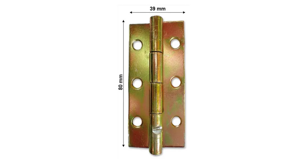 Legnépszerűbb CSUKLÓSPÁNT KESKENY 080mm SÁRGAHORG. 80x40mm NYITOTT MAGYAR 214