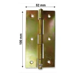 CSUKLÓSPÁNT KESKENY 100mm SÁRGAHORG. 100x50 NYITOTT MAGYAR 215 Prémium