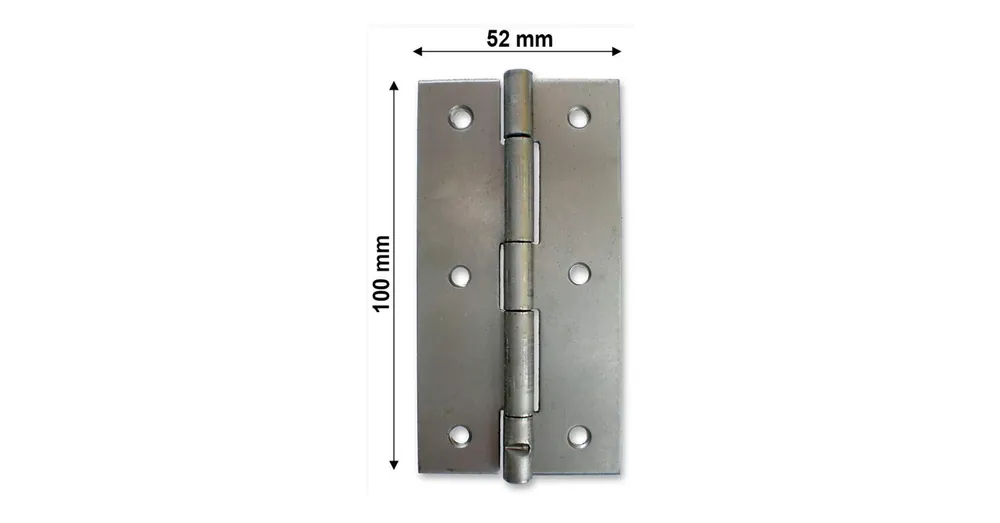 Utolsó esély CSUKLÓSPÁNT KESKENY 100mm NATÚR 100x50 NYITOTT MAGYAR 205