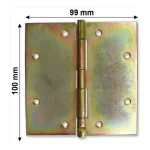 Olcsó CSUKLÓSPÁNT NORMÁLSZÉLES 100mm SÁRGAHORG. 100x100 NYITOTT MAGYAR 238