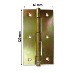 Vedd meg most CSUKLÓSPÁNT KESKENY 120mm SÁRGAHORG. 120x60mm NYITOTT MAGYAR 216
