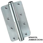 AJTÓPÁNT 140*80mm INOX KEREKÍTETT JOBB=DCHA MHA 457 Kiárusítás