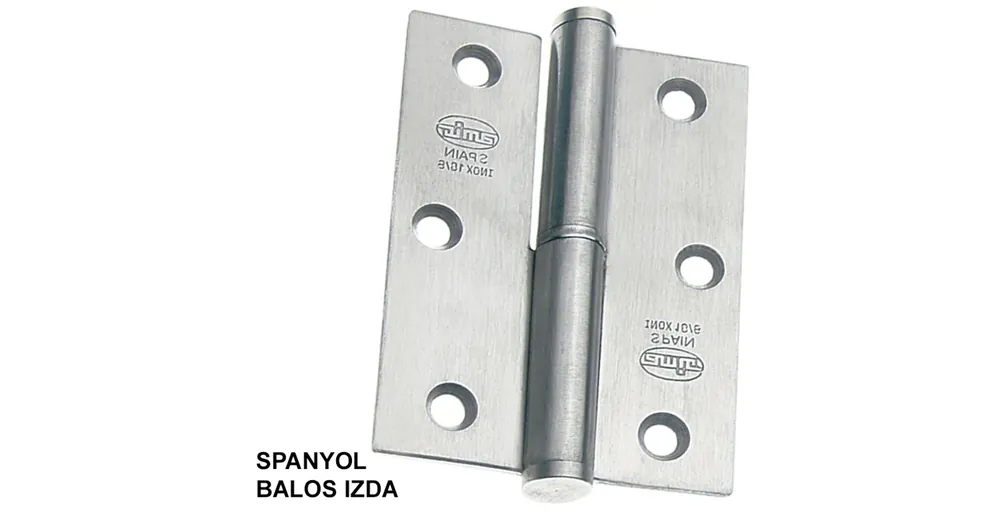Expressz szállítás AJTÓPÁNT SZÖGLETES 90*65*2,5mm INOX BAL/IZDA MHA 477