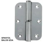AJTÓPÁNT KEREKÍTETT 90*65mm INOX BAL/IZDA MAGYAR JOBB MHA 477 Szuper akció