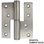 Alacsony ár AJTÓPÁNT SZÖGLETES 100*88*3mm INOX JOBB/DCHA MAGYAR BAL INOX JOBB/DCHA