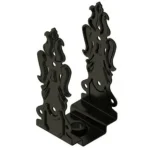 KENGYEL 152*97/76*2.5mm U-ALAKÚ FEKETE DÍSZES PACZERA PT50-U-100-3 UTOLSÓ DB Vásárlói kedvenc