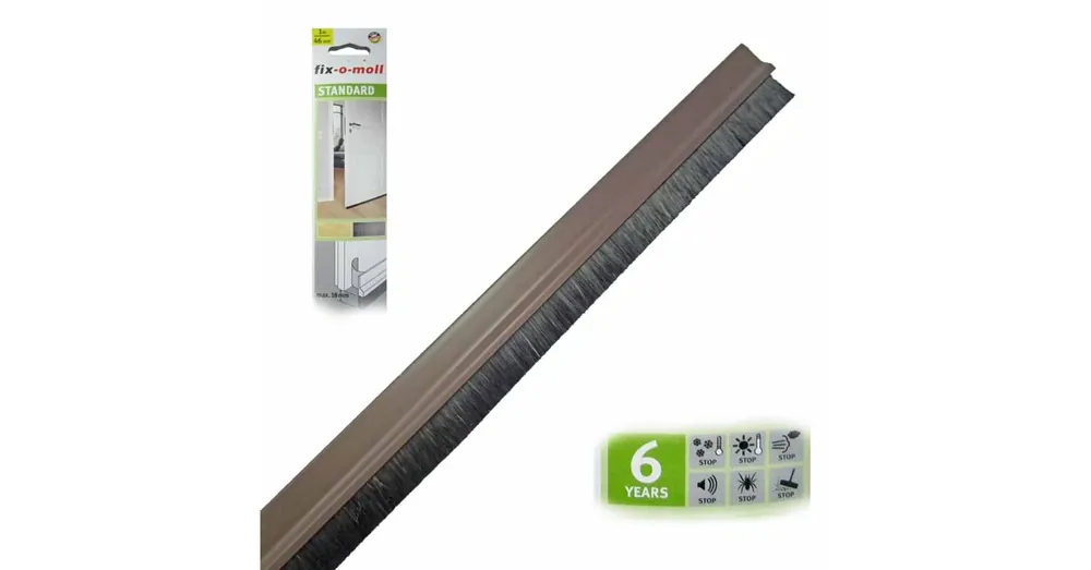 Legjobb ár FIX-O-MOLL 3565343 AJTÓKEFE ÖNTAPADÓS 1M 46/20mm BARNA MAGAS PVC TEST-MÜAKEFE