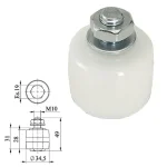 COMBI 448.35x30 VEZETŐGÖRGŐ KAPUHOZ D35*30 FEHÉR (TOLÓ ÉS ÚSZÓ KAPUHOZ) Akciós ár