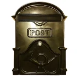 POSTALÁDA KÜLTÉRI ALU 30*40*7 FÉNYESFEKETE KÉTOLDALAS KÜRTÖS MAGYAR-VICA 400 Akciós ár