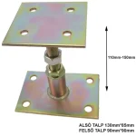 OSZLOPTARTÓ TALP-TALP ÁLL. SHG M16 talp 85x130mm felső 90x90 PEMOR Vásárlói kedvenc
