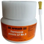 Árcsökkenés FORRASZTÓ KRÉM ECSETTEL 250G LÁGYFORRASZTÓ PASZTA LF NR.3 ARMACK
