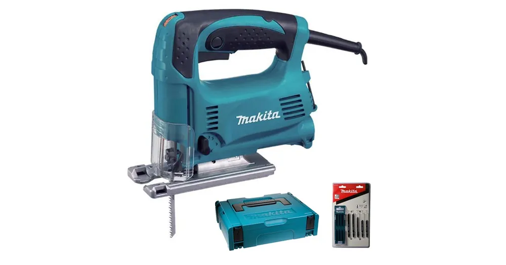 MAKITA 4329JX4 DEKOPÍRFŰRÉSZ 450W FORD 500-3100/p KOFFEREL Olcsóbb