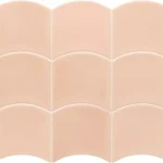 Expressz kézbesítés EQUIPE WAVE Primrose Pink 12X12 hullám alakú fényes falicsempe