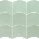 Vásárlói kedvenc EQUIPE WAVE Mint 12X12 hullám alakú fényes falicsempe