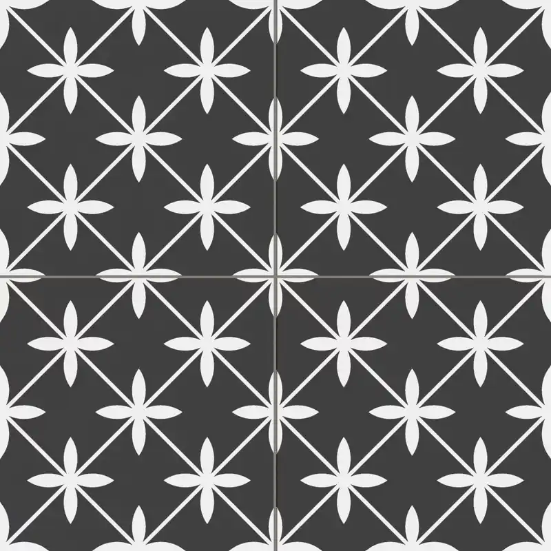 PRISSMACER STAR BLACK 45x45 cementlap hatású járólap Vásárlói kedvenc