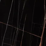 Akciós ár PRISSMACER NOIR BLACK 60X120 fekete magasfényű márványmintás járólap