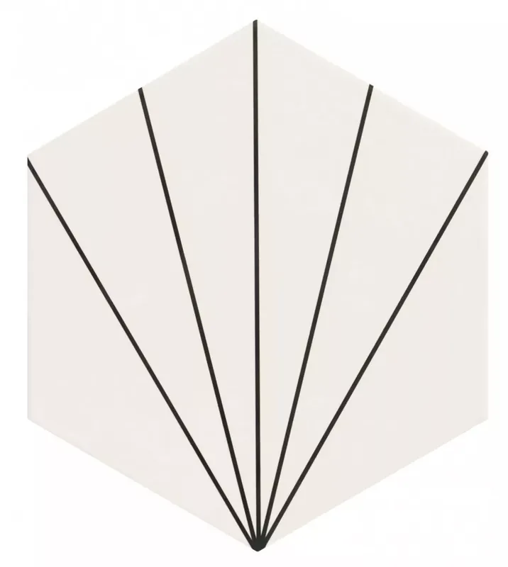 Biztonságos fizetés REALONDA VENUS White 28,5x33 hexagon falicsempe, járólap