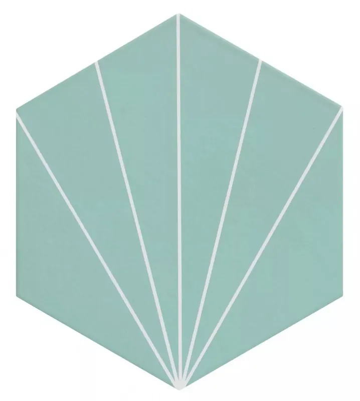 Alacsony ár REALONDA VENUS Aqua 28,5x33 hexagon falicsempe, járólap