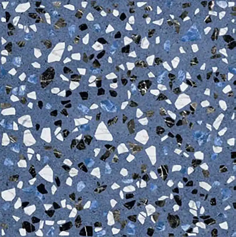 Alacsony ár RIBESALBES TERRAZZO Blue 20x20 terrazzo mintás járólap