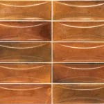 Azonnal elérhető EQUIPE HANOI Arco Burnt Red 6,5x20 3D csempe