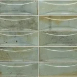EQUIPE HANOI Arco Celadon 6,5x20 3D csempe Utolsó esély
