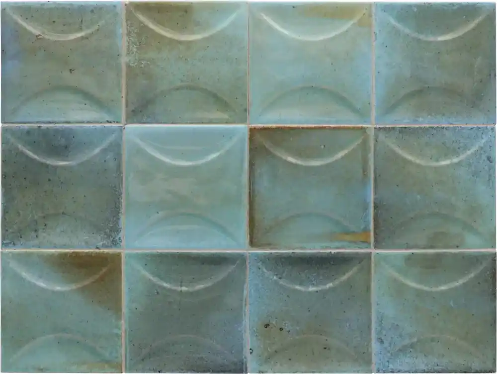 Bestseller EQUIPE HANOI Arco Sky Blue 10x10 3D csempe