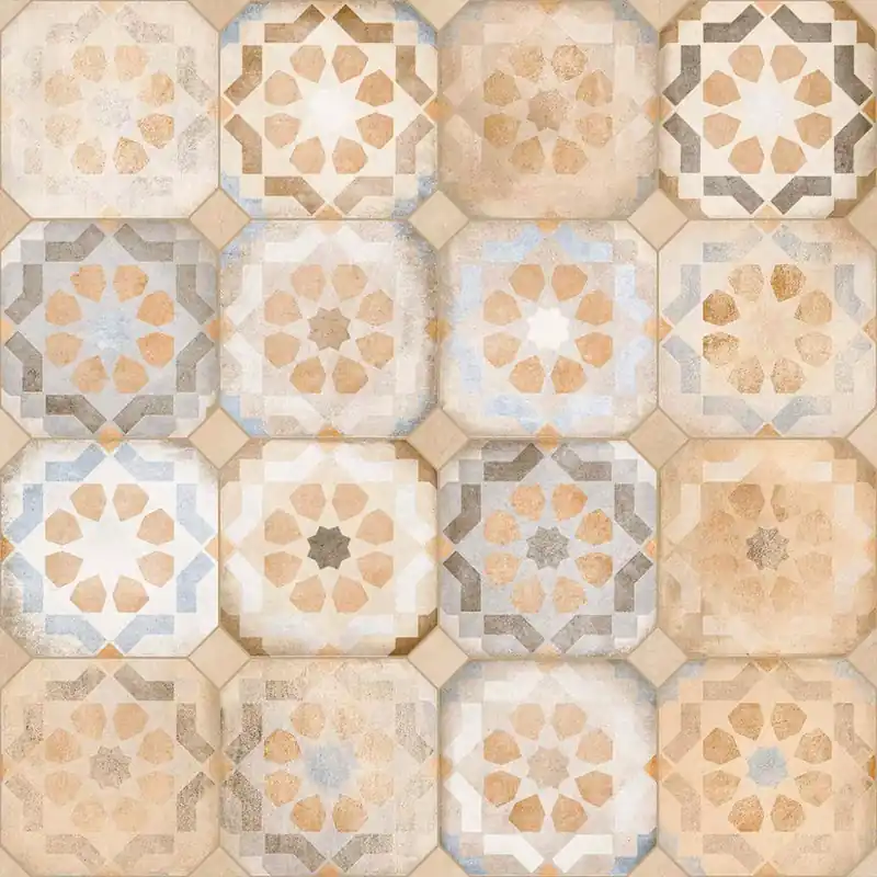 Vives Laverton Octógono Turgis Multicolor 20x20 rusztikus járólap Vásárlói kedvenc