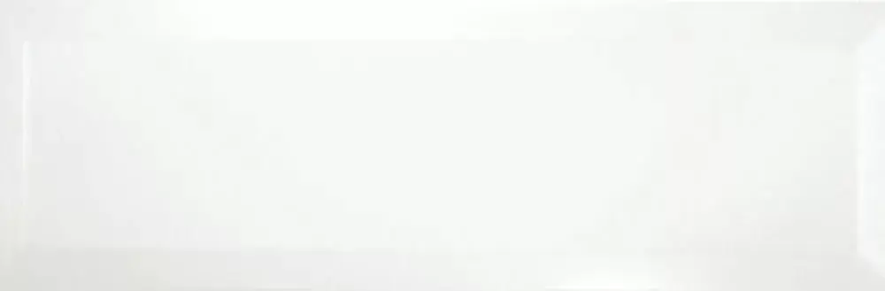 Ribesalbes Bisel Blanco Brillo 10x30 fényes fózolt fehér metrocsempe Bestseller