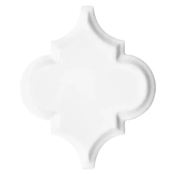 Dunin Arabesco White 13,1x15,8 piskóta alakú falicsempe Szuper akció