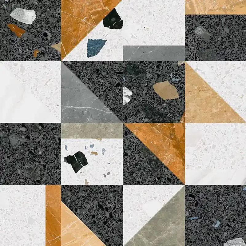 Kihagyhatatlan ajánlat ARCANA STRACCIATELLA Stellato-R Multicolor 80x80 terrazzo mintás járólap