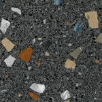 Biztonságos fizetés ARCANA STRACCIATELLA R Grafito 60X120 terrazzo mintás járólap