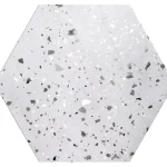 Legnépszerűbb Realonda Confeti Grey 56 x 48,5 hexagon terrazzo mintás járólap
