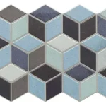 Outlet Realonda Rhombus Blue 26,5x51 rombusz járólap, falicsempe