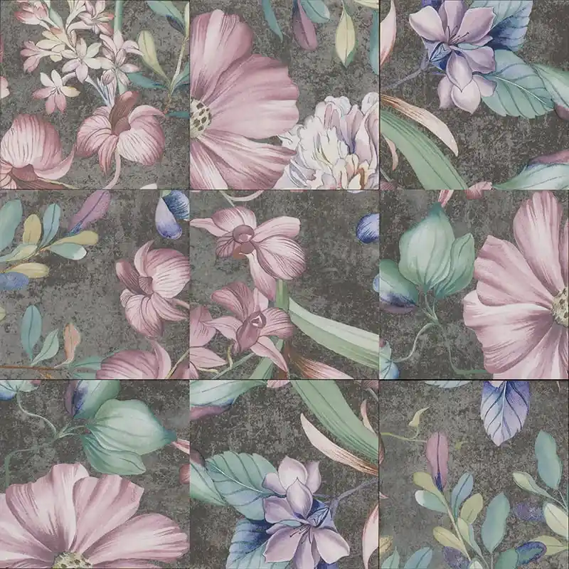 Mainzu Mural Decor Garden - virágos csempe Gyors kiszállítás