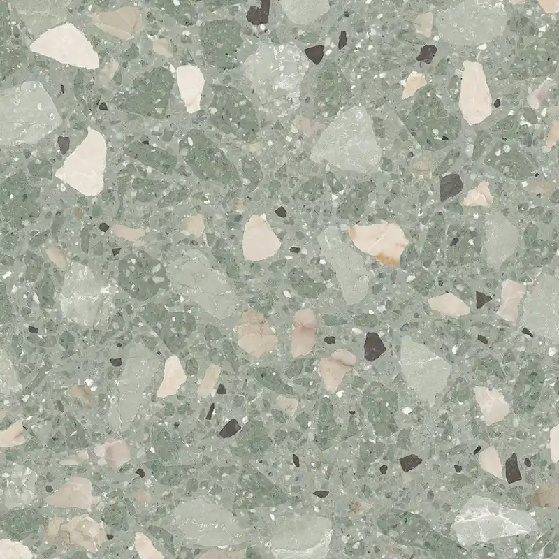 VIVES Monaco-R Verde 80X80 terrazzó mintás padlólap Vásárlói kedvenc