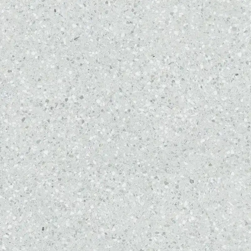 Prémium VIVES Niza-R Gris Pulido 79,3x79,3 fényes terrazzó mintás padlólap