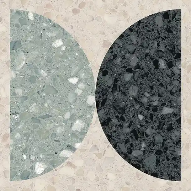 Biztonságos fizetés VIVES Alassio-R Multicolor 20x20 terrazzó mintás padlólap
