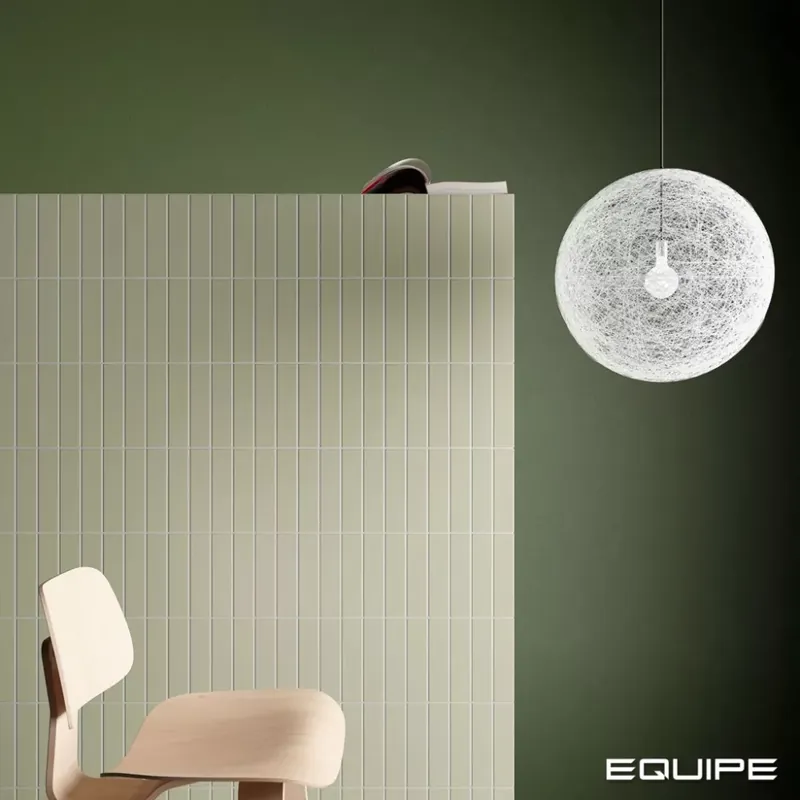 Equipe Costa Nova Tansy Green Matt 5x20 fürdőszoba csempe Rendeld meg most