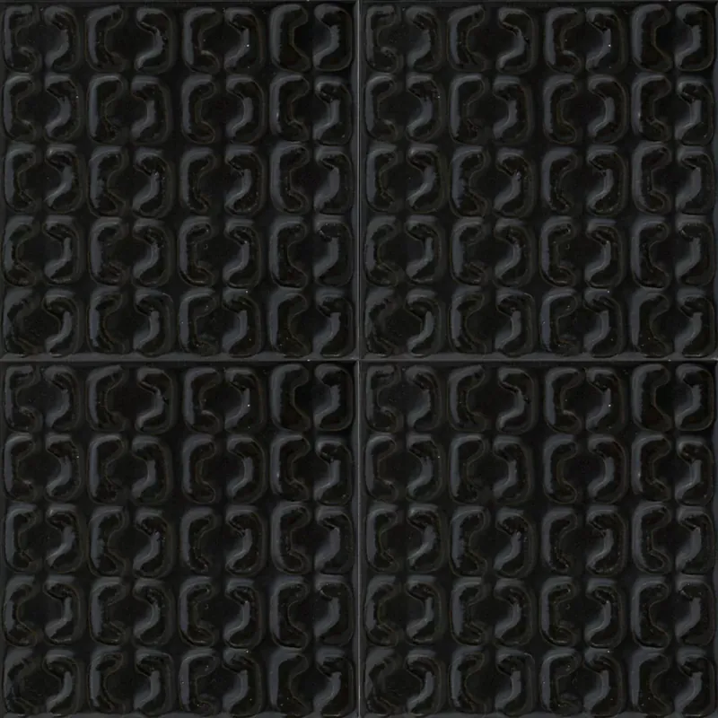 Akciós ár MARAZZI MEMORIA Nero struttura stamp 15x15 rusztikus 3D csempe