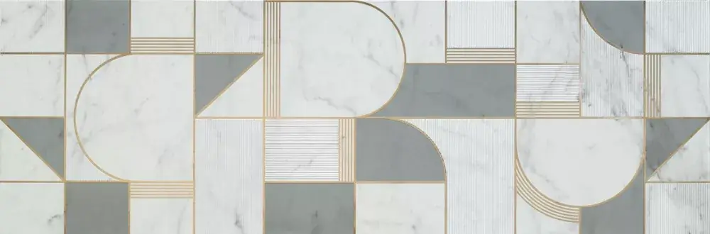 MARAZZI ALLMARBLE Wall Altissimo Satin Decoro Club 40X120 M8T4 fényes márványmintás dekorcsempe Szuper akció