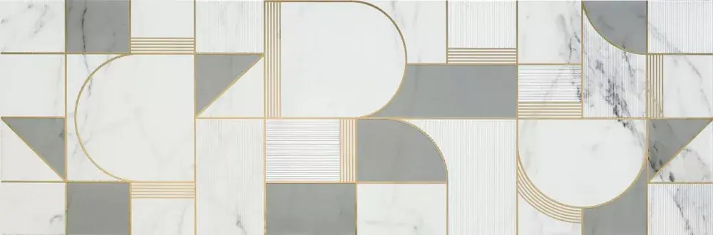 MARAZZI ALLMARBLE Wall Statuario Satin Decoro Club 40X120 M8T3 szatén márványmintás dekorcsempe Gyors kiszállítás