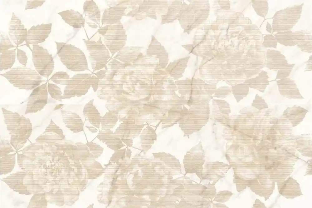 Szezonális akció MARAZZI ALLMARBLE Wall Golden White Satin Decoro Rose 80X120 M93N szatén dekorcsempe