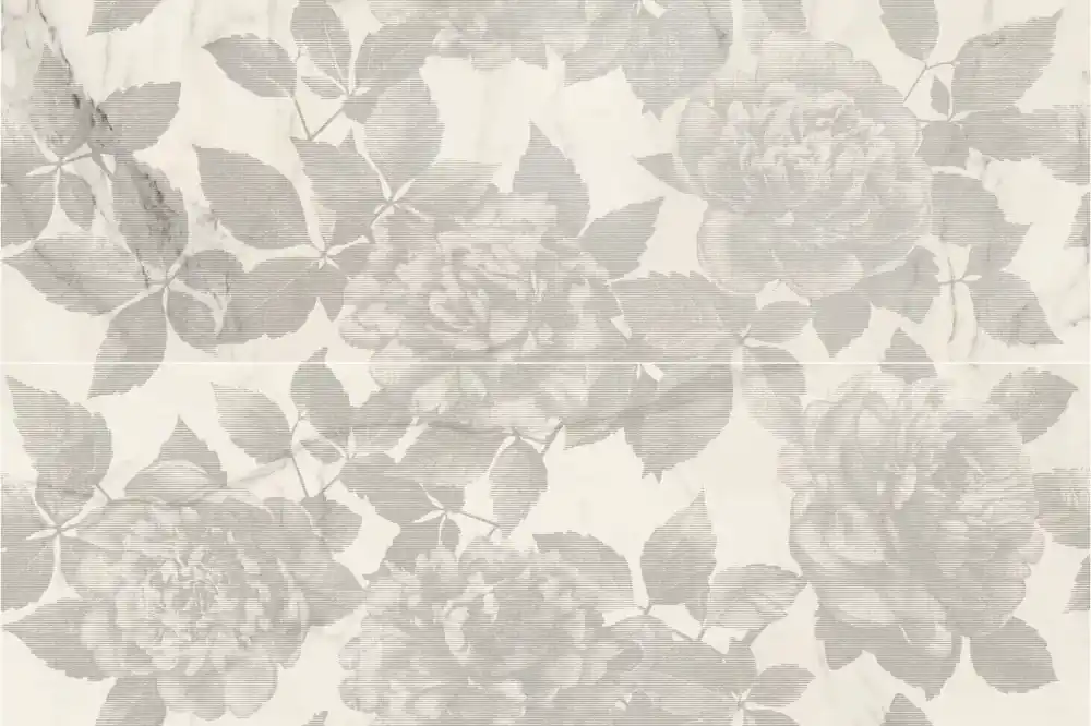 MARAZZI ALLMARBLE Wall Statuario Satin Decoro Rose 80X120 M93L szatén dekorcsempe Kihagyhatatlan ajánlat