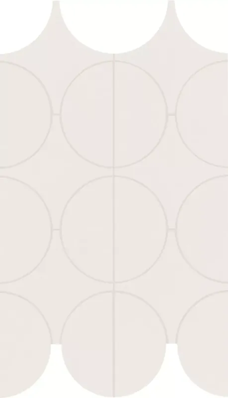 MARAZZI Cementum Ash Mosaico Cerchi 23,8x41,4 csempemozaik Korlátozott ajánlat