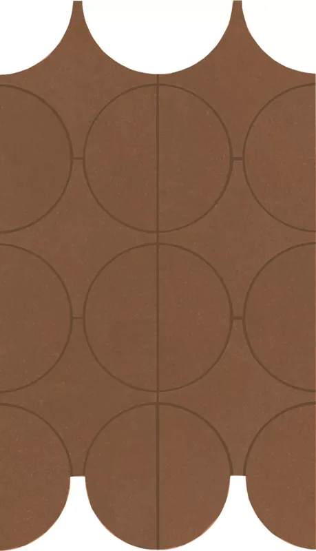 MARAZZI Cementum Cotto Mosaico Cerchi 23,8x41,4 csempemozaik Prémium