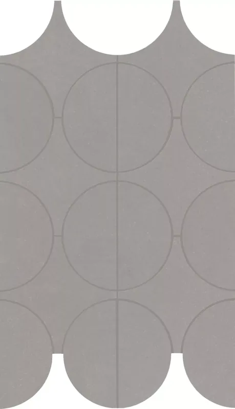 MARAZZI Cementum Nickel Mosaico Cerchi 23,8x41,4 csempemozaik Kihagyhatatlan ajánlat