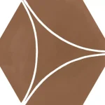 MARAZZI Cementum Cotto Decoro Arco 21x18,2 hexagon járólap Akció