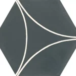 MARAZZI Cementum Indigo Decoro Arco 21x18,2 hexagon járólap Legjobb ár