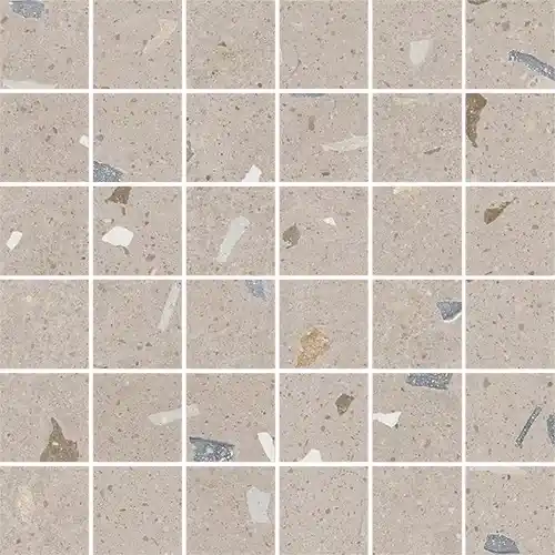Kiárusítás ARCANA CROCCANTE Mosaic Avellana 30x30 terrazzo mintás csempemozaik